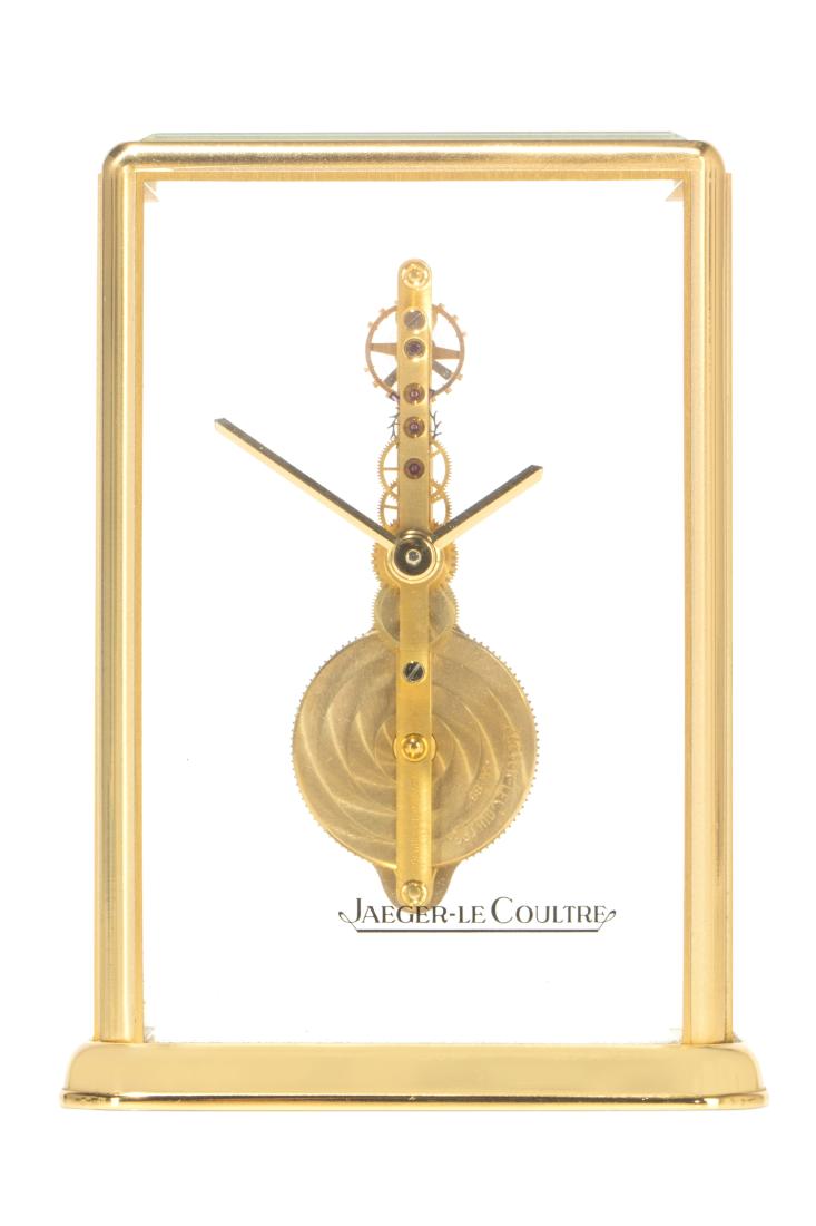 A Jaeger Lecoultre Gilt Brass Skeleton Desk Clock Nov 18 2018