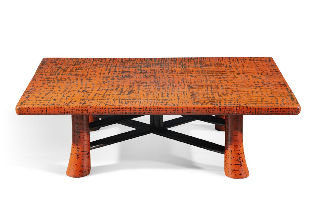 A Japanese lacquered low occasional table (1 of 1)