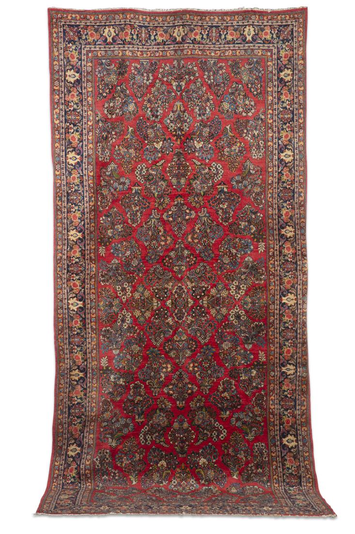 A Sarouk long carpet Northwest Persia (1 of 2)