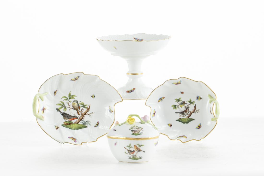 A group of Herend Rothschild Bird articles (1 of 2)