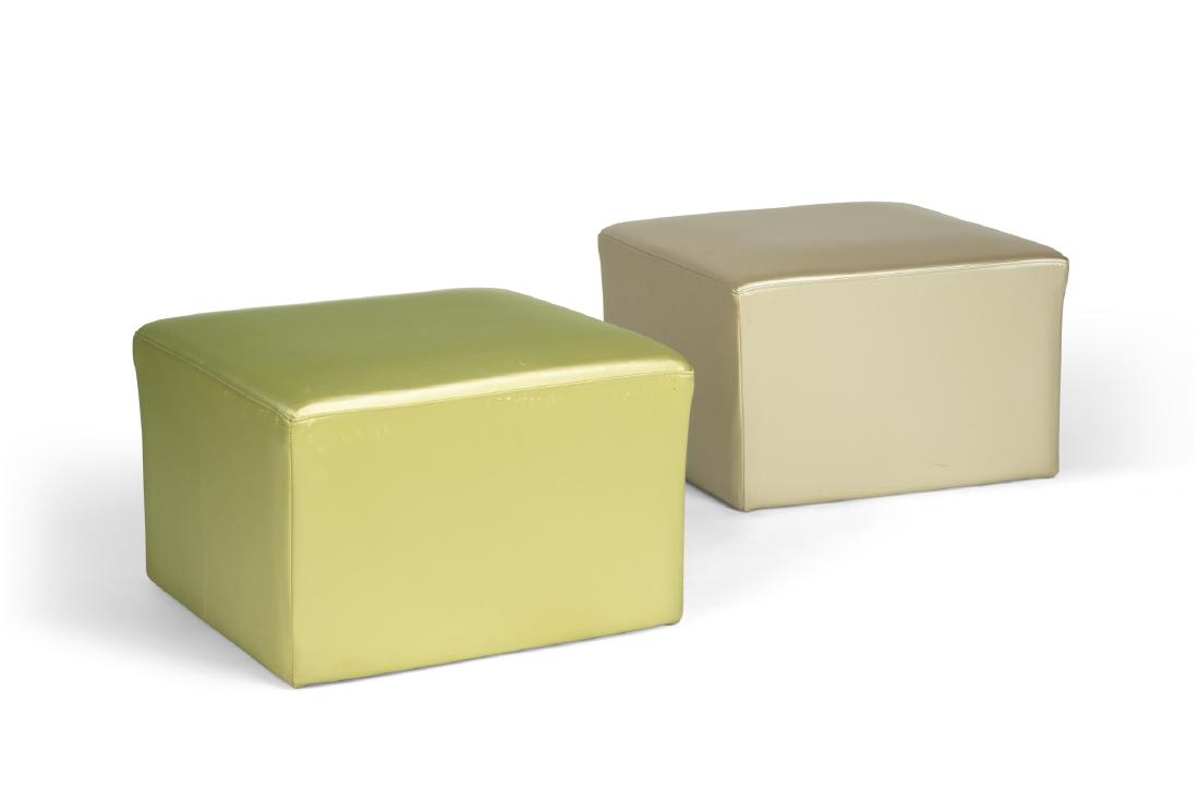 A pair of Ligne Roset cushions: A pair of Ligne Roset cushions contemporary height 13 1/4in (33.5cm); width 21in (53.5cm); depth 21in (53.5cm)Provenance: Property from a Residence Decorated by Patahaus Italian Design.