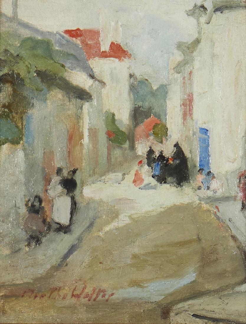 Martha Walter, oil, In the little street (1 of 1)