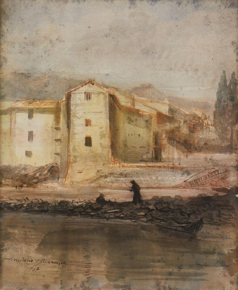 Luciano Guarnieri, Fishermen on the Arno, 1967 (1 of 3)