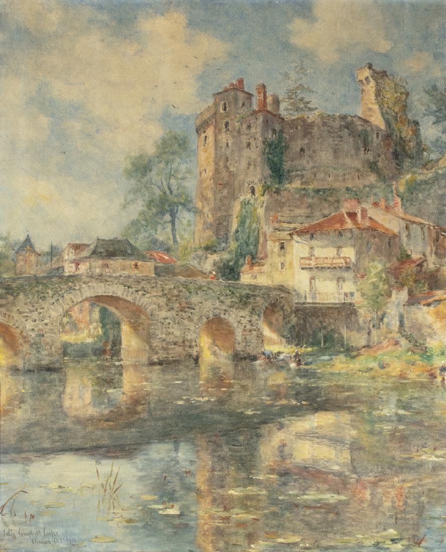 Colin Campbell Cooper, oil,  Chateau Clisson (1 of 7)