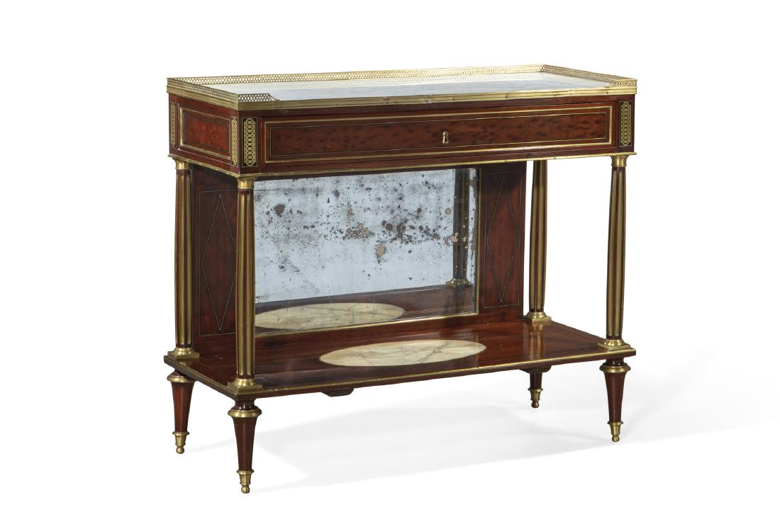 An Empire mahogany mahogany console desserte (1 of 2)