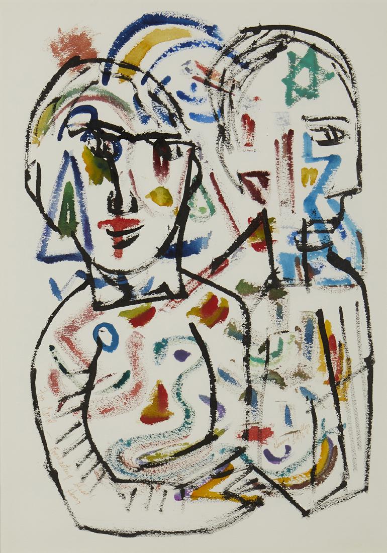 Henry Miller, Untitled (Figures), 1968 (1 of 3)
