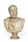 A Roman carved marble bust of a gentleman (1 of 9)
