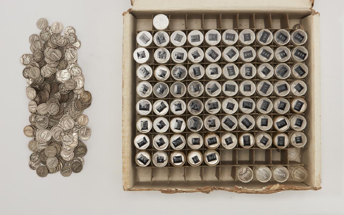 Approximately 1,553 U.S. silver dimes (1 of 1)