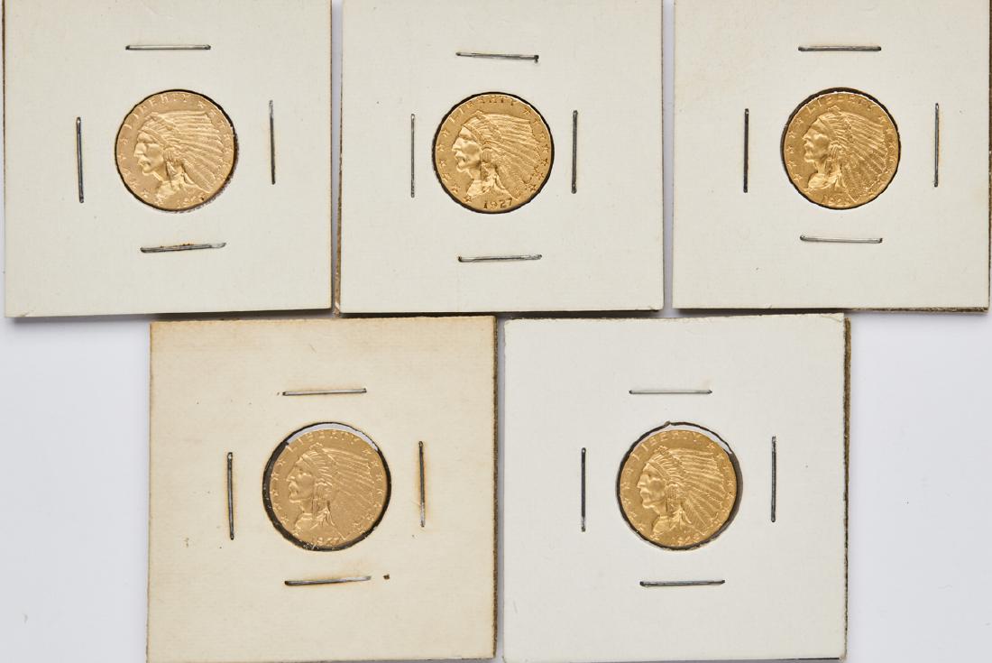 Five Indian Head U.S. $2.5 (1 of 2)