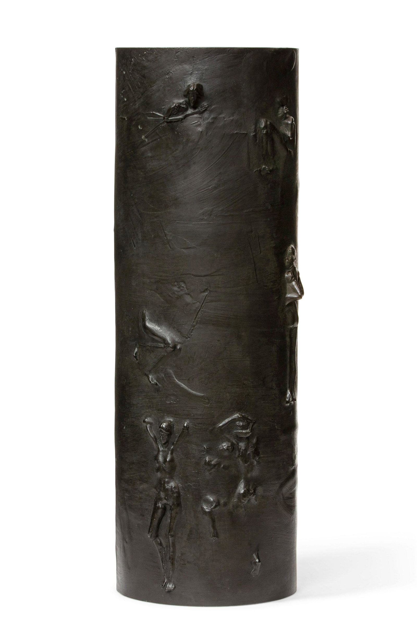 Robert Graham Untitled (cylinder), 1984: Robert Graham (American, 1938-2008) Untitled (cylinder), 1984 bronze signed to lower edge R. Graham height 23in (58.5cm); diameter 7 1/2in (19cm) 23 x 7 x 7in (58 x 18 x 18cm) Provenance: Acquired dir