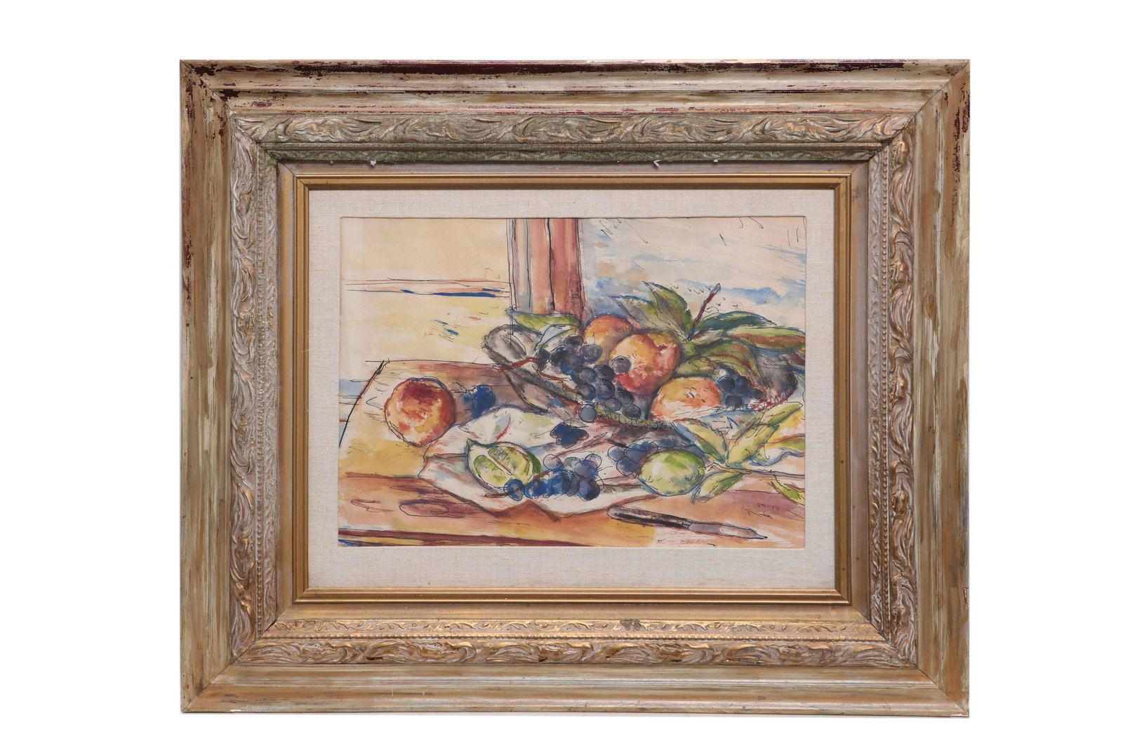 Henry Botkin, ink & watercolor, Still life: Henry Botkin (American, 1896-1983) Still life, n.d. ink and watercolor on paper signed lower right BOTKIN sight 13 x 17 1/4in (33 x 43.8cm) Provenance: Property from the Estate of Pat and Jerry Epstei