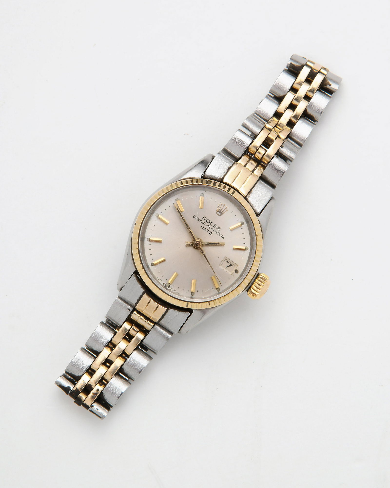 A Lady s steel and gold Rolex Datejust: A Lady s Steel and 14K Gold Rolex Datejust with Jubilee Bracelet, deployant clasp