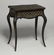 A Napoleon III inlaid ebonized dressing table