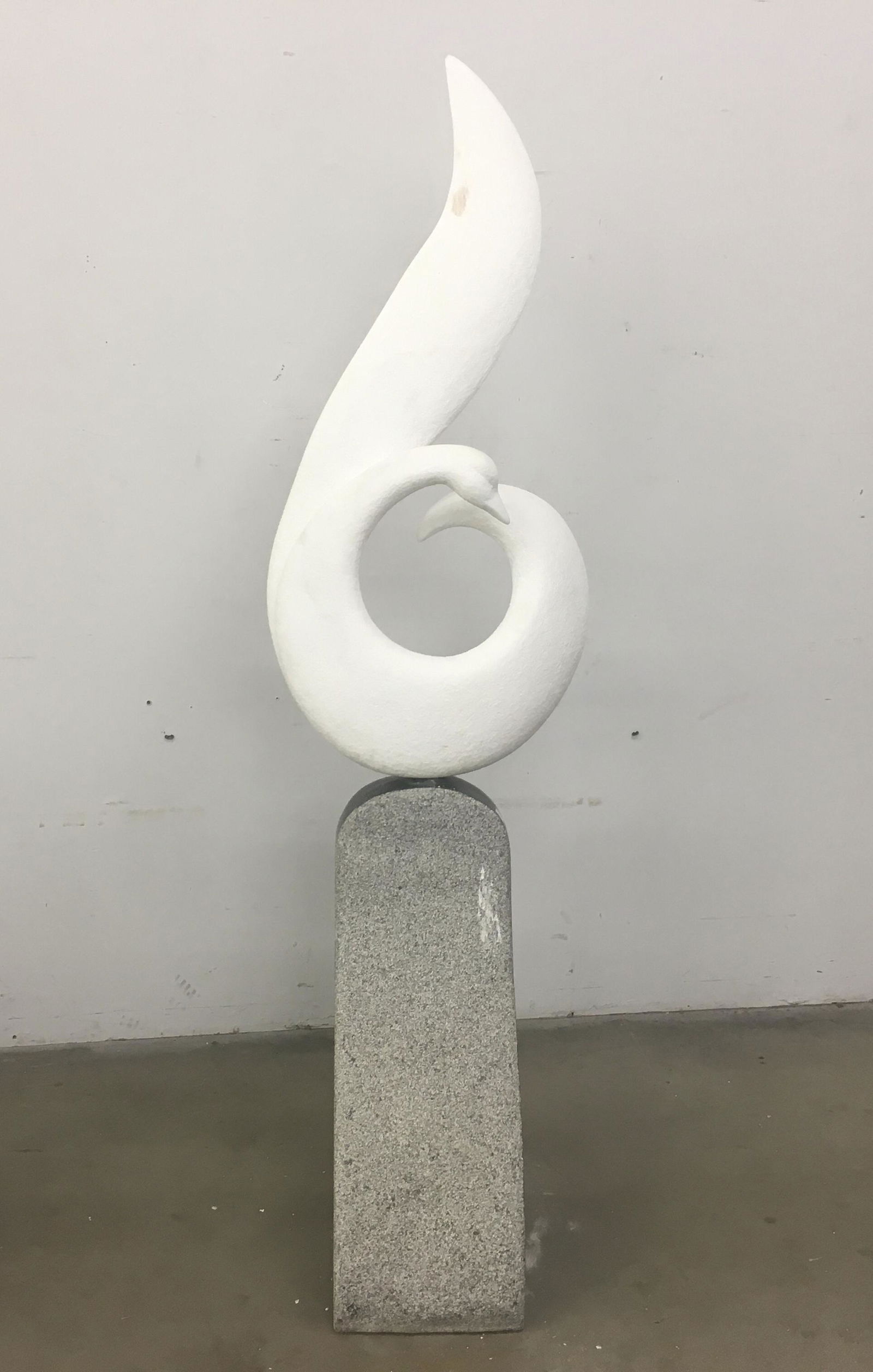 Joanne Duby yule marble, granite, Flight: Joanne Duby(American, 20th/21st century)Flightyule marble, graniteheight 76 1/2in (194cm); width 21in (53.5cm); depth 17in (43cm)Provenance: Acquired directly from the artist circa 2003.Property from