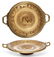 A large French gilt bronze tazza, Levillian - 2