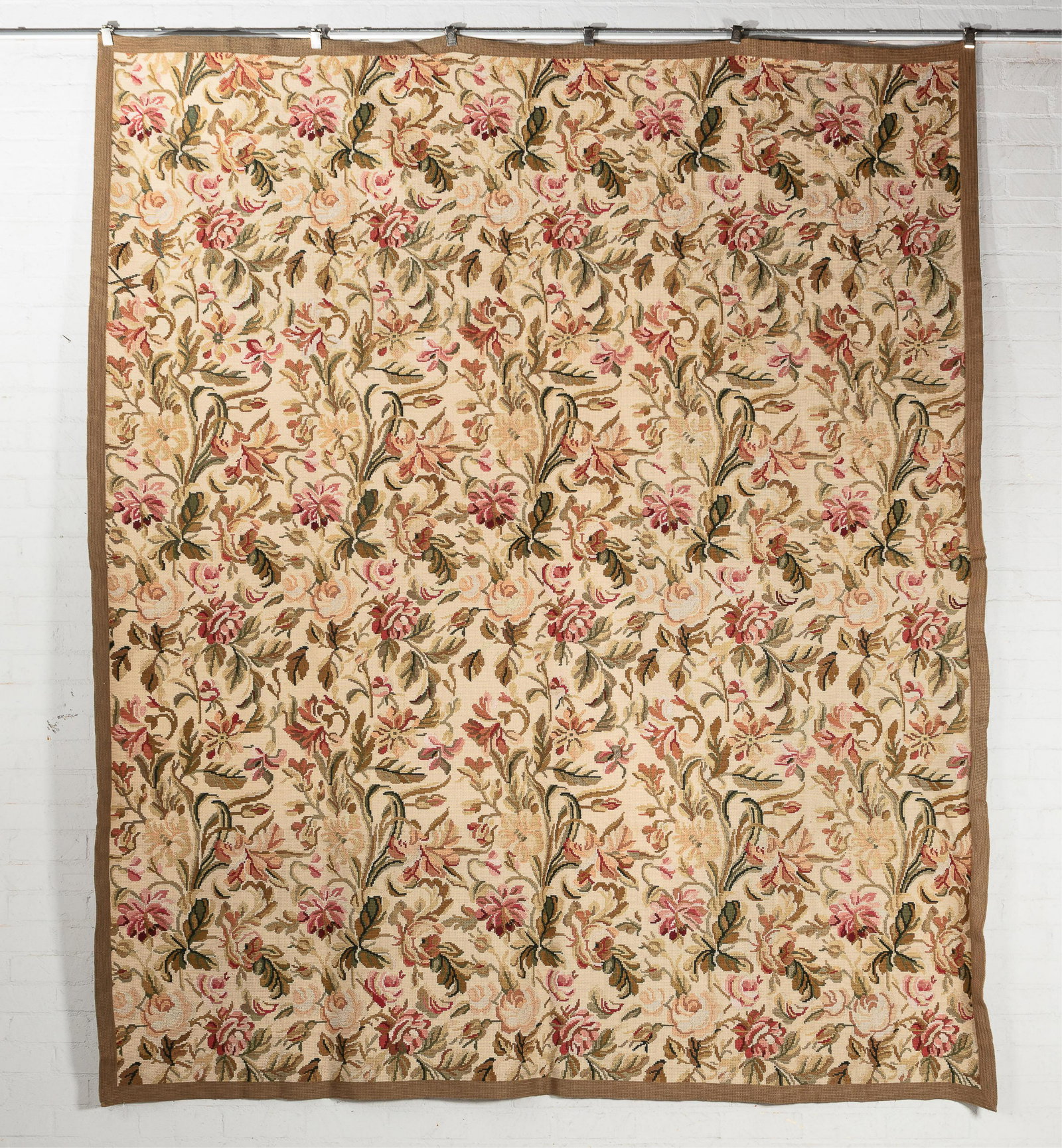 A floral needlework carpet 20th century (1 of 6)