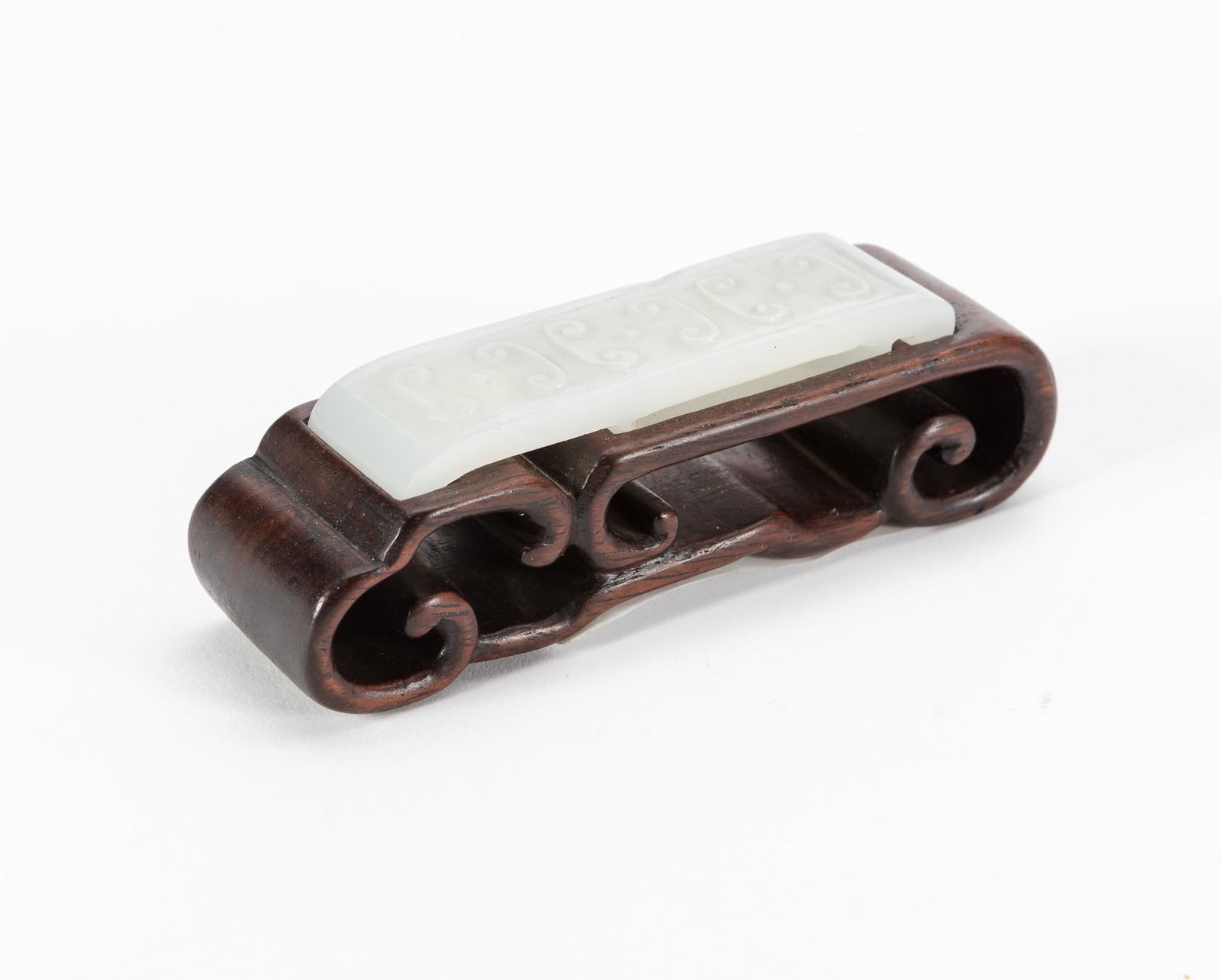 A Chinese  glass sword slide 19th century (1 of 3)