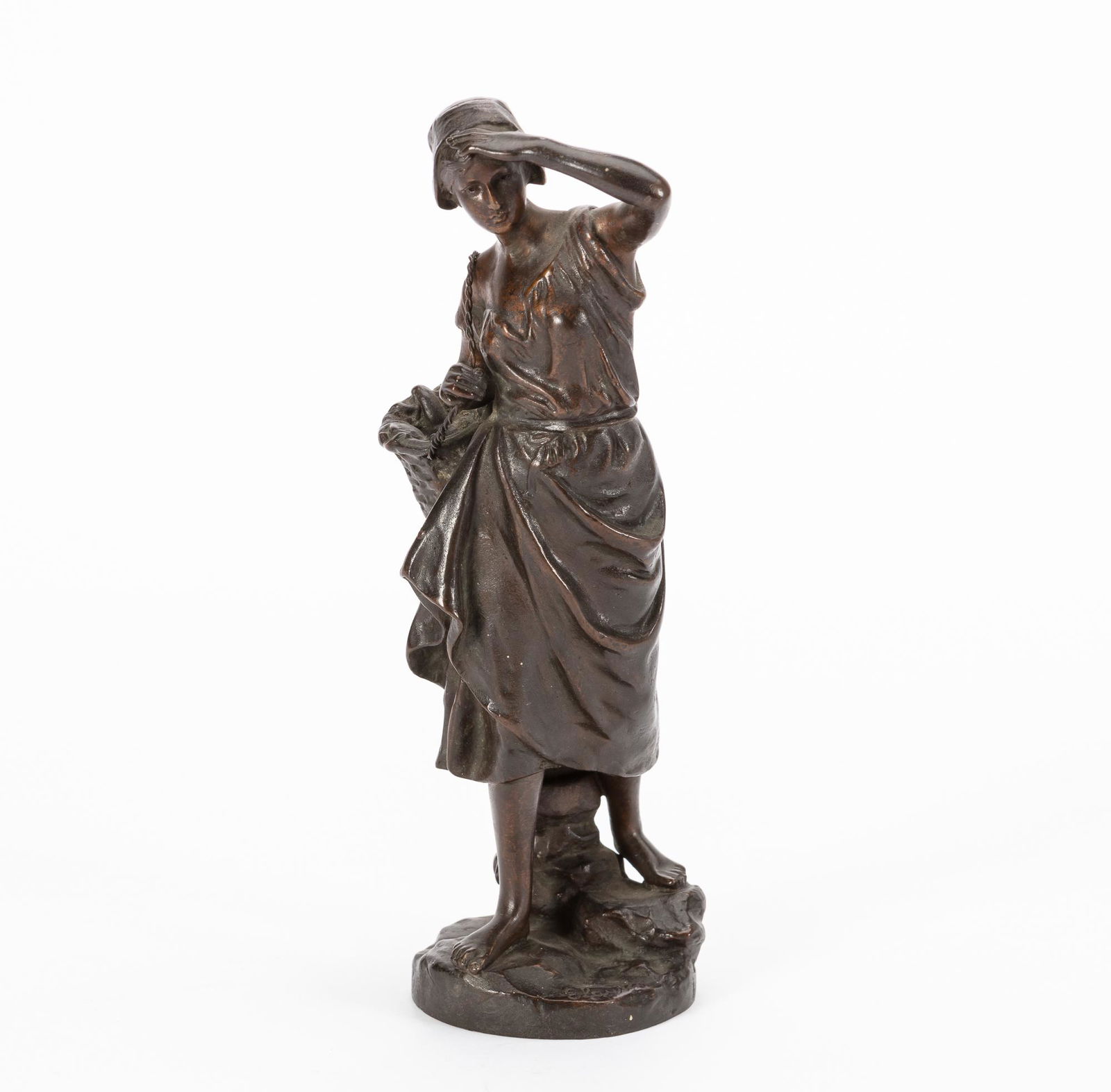A French bronze: La Pecheuse,  Eugene Laurent (1 of 5)