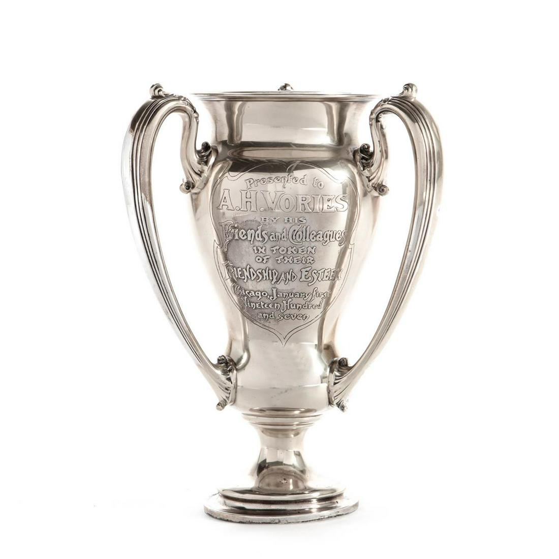 A Meriden sterling silver presentation cup (1 of 5)