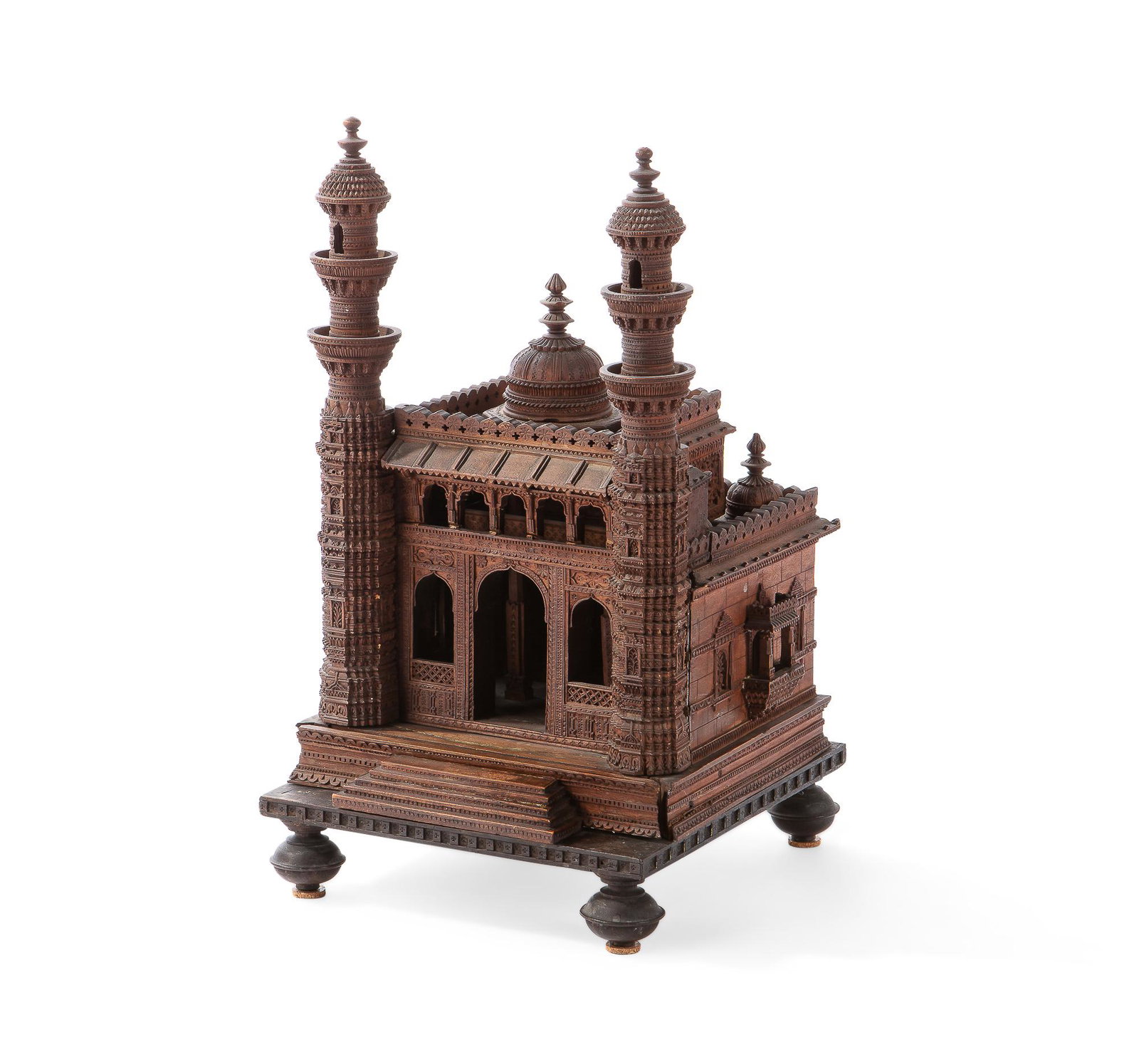 Anglo-Indian maquette of the Muhafiz Khan Mosque (1 of 5)