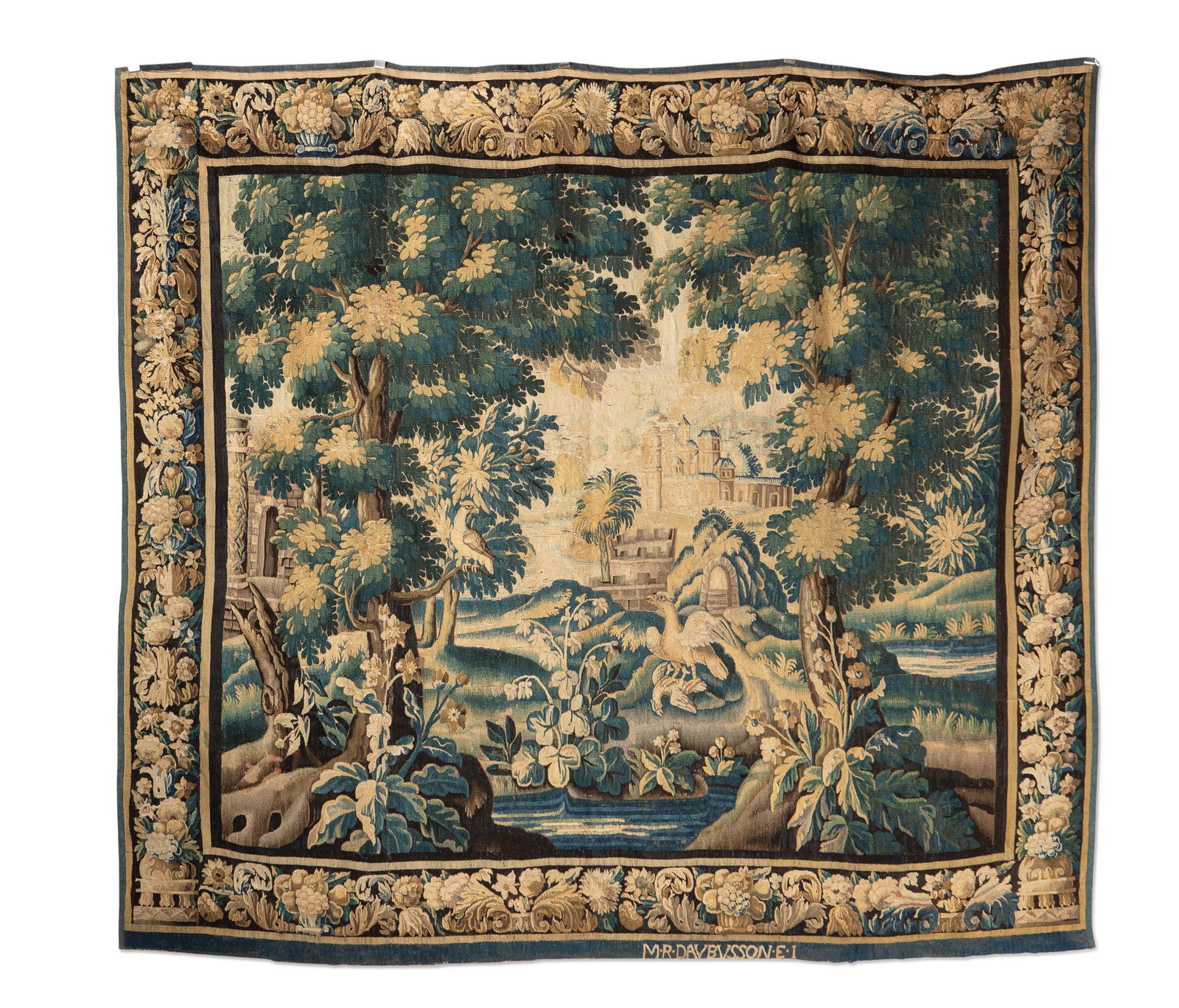 An Aubusson parkland tapestry 18th century (1 of 5)