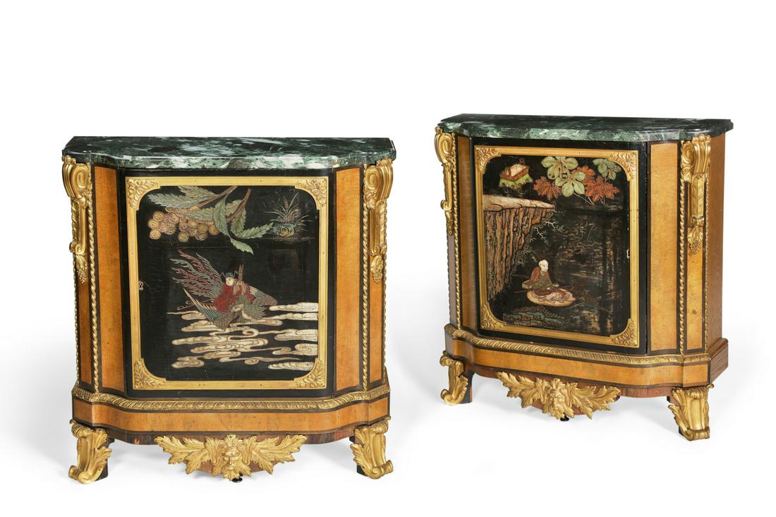 A pair of Louis XVI style side cabinets (1 of 2)
