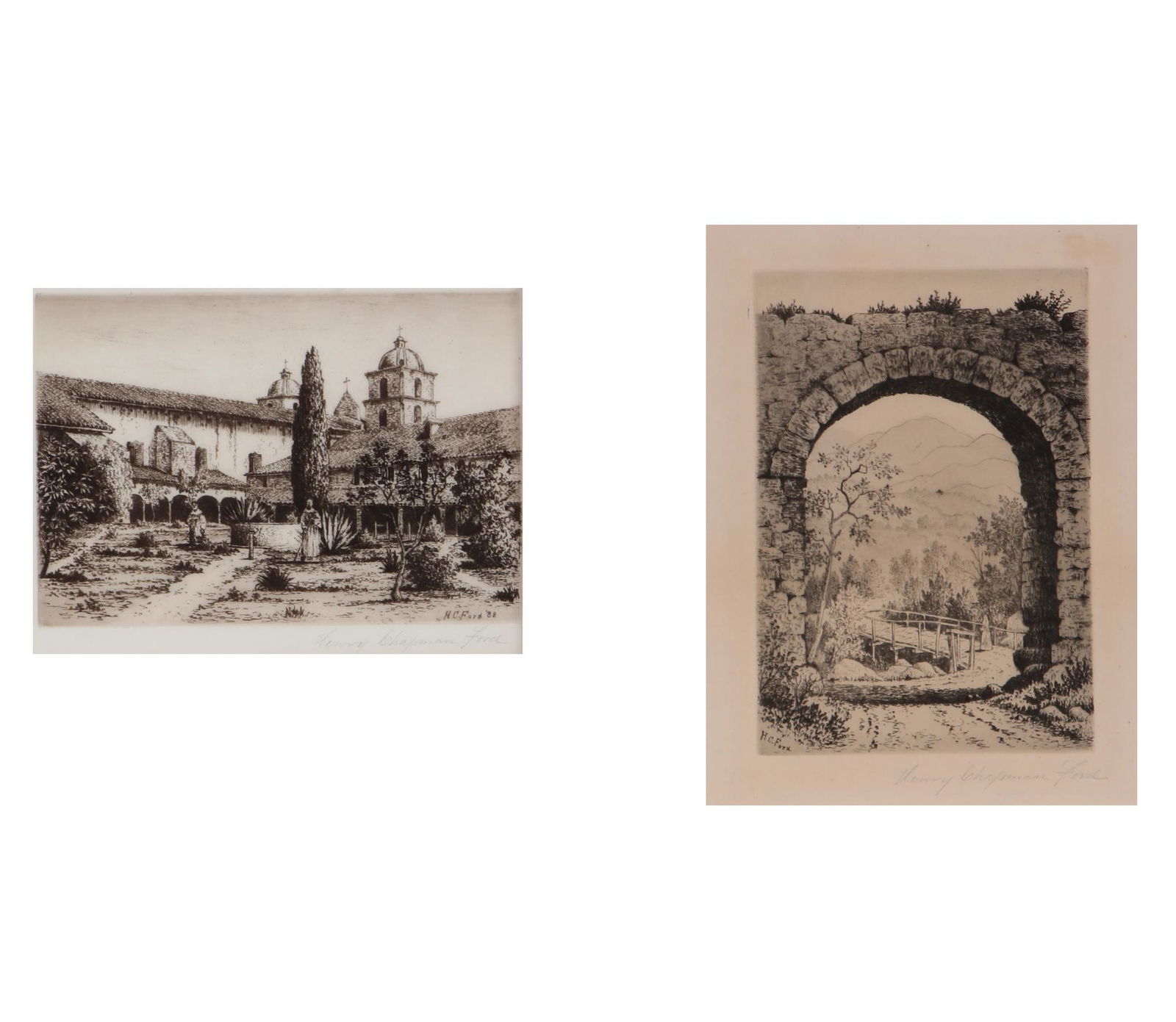 Henry C Ford, Santa Barbara Mission & Archway (1 of 4)