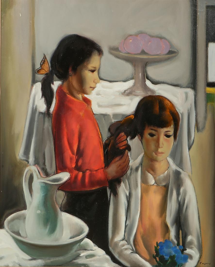 Jesus Mecko Casaus, Pienandose, oil on canvas (1 of 5)