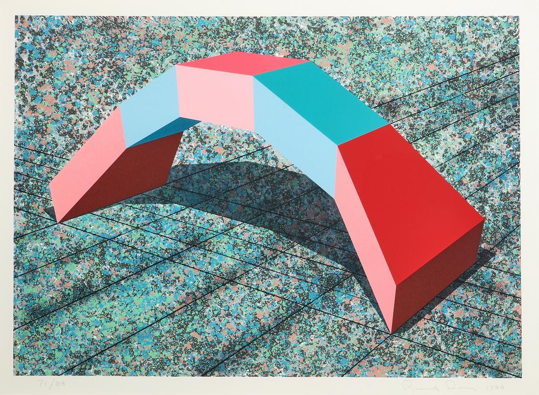 Ronald Davis, American, (b. 1937), screenprint (1 of 5)