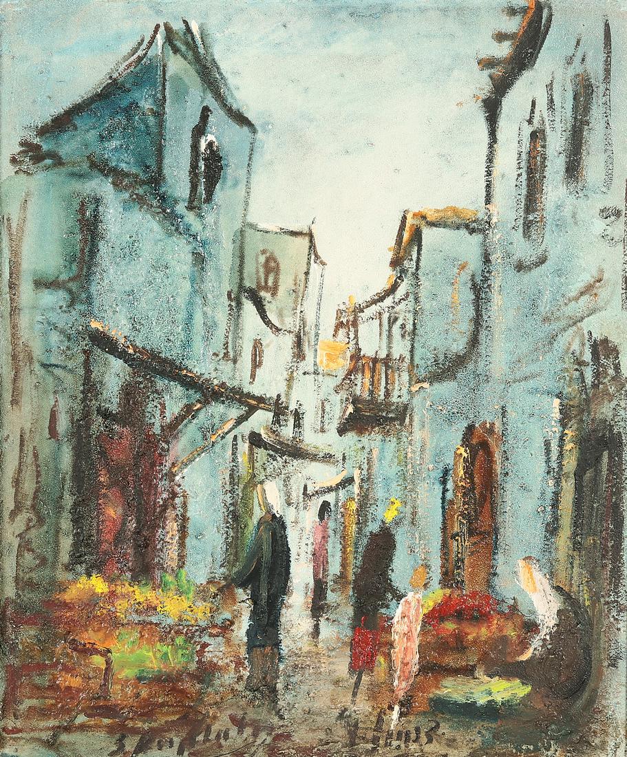 Zvi Raphaeli (Israeli, 1924-2005), o/c (1 of 4)
