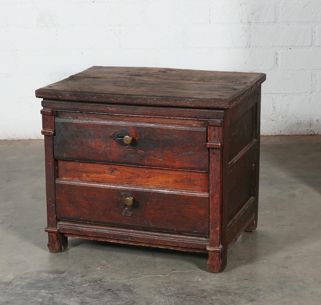 A diminutive Spanish Baroque style commode (1 of 3)