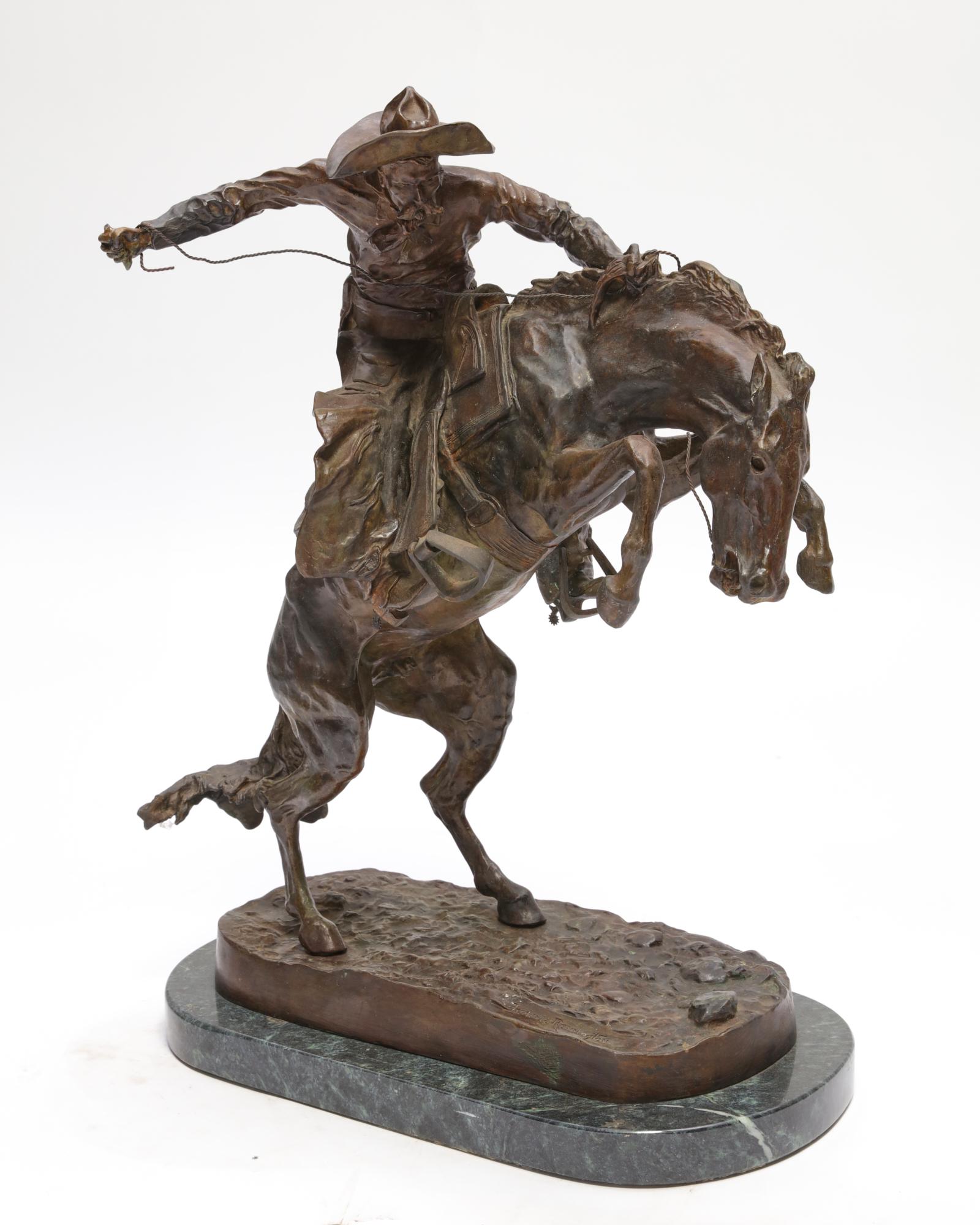 Bronze Western group, after Frederic Remington (1 of 5)