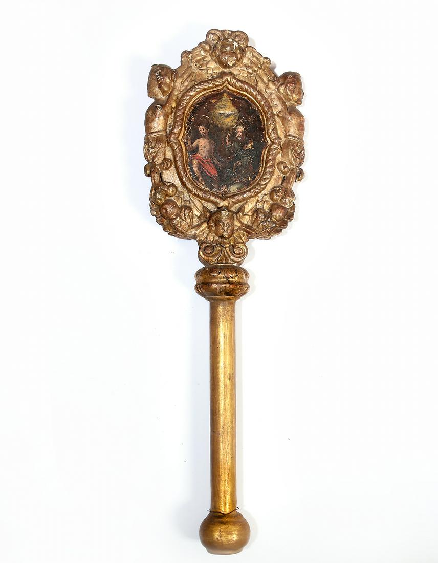 Italian Baroque processional reliquary (1 of 2)