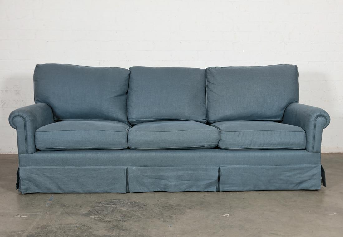 A George Smith fully upholstered settee (1 of 3)