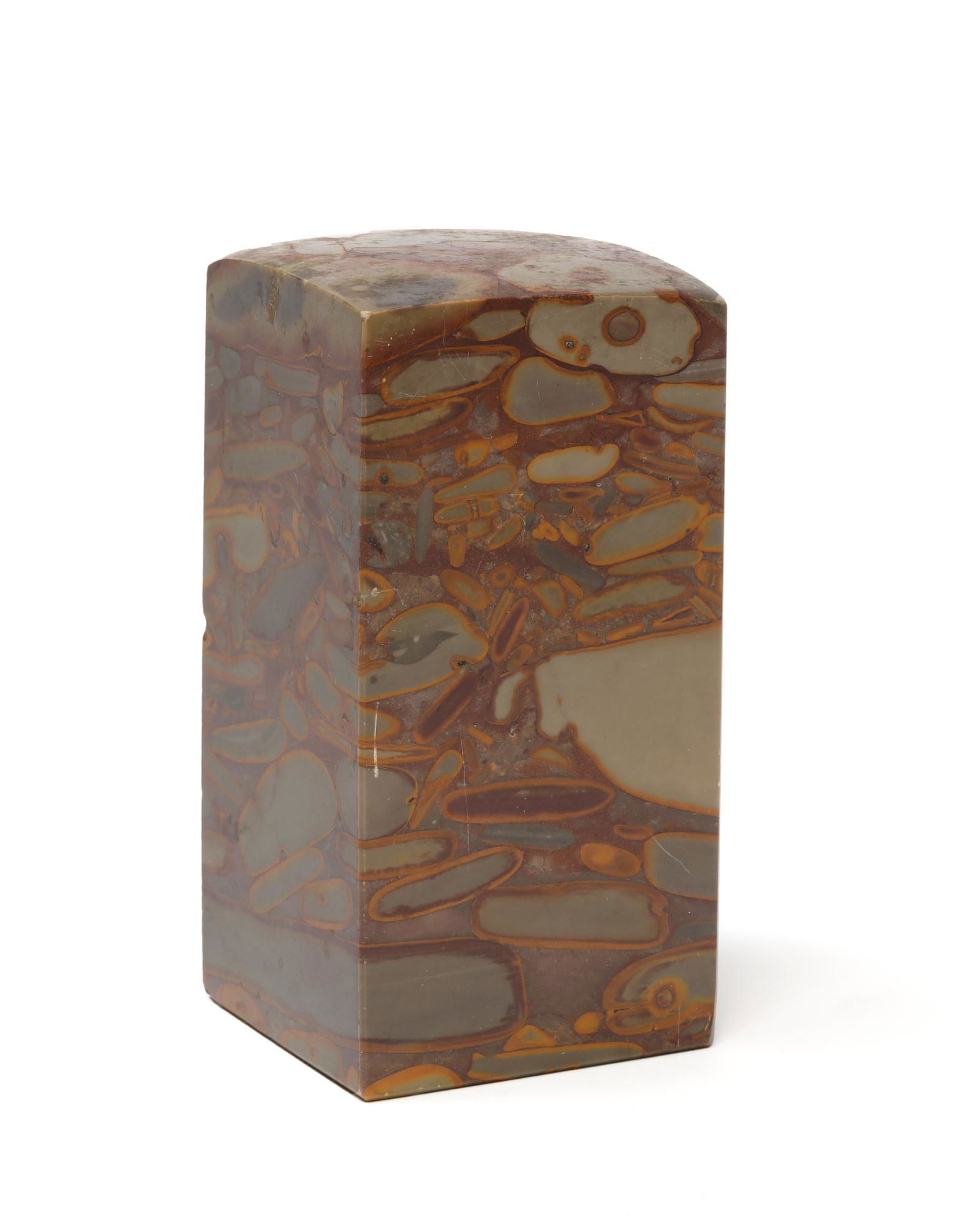 A Chinese carved stone seal chop (1 of 2)