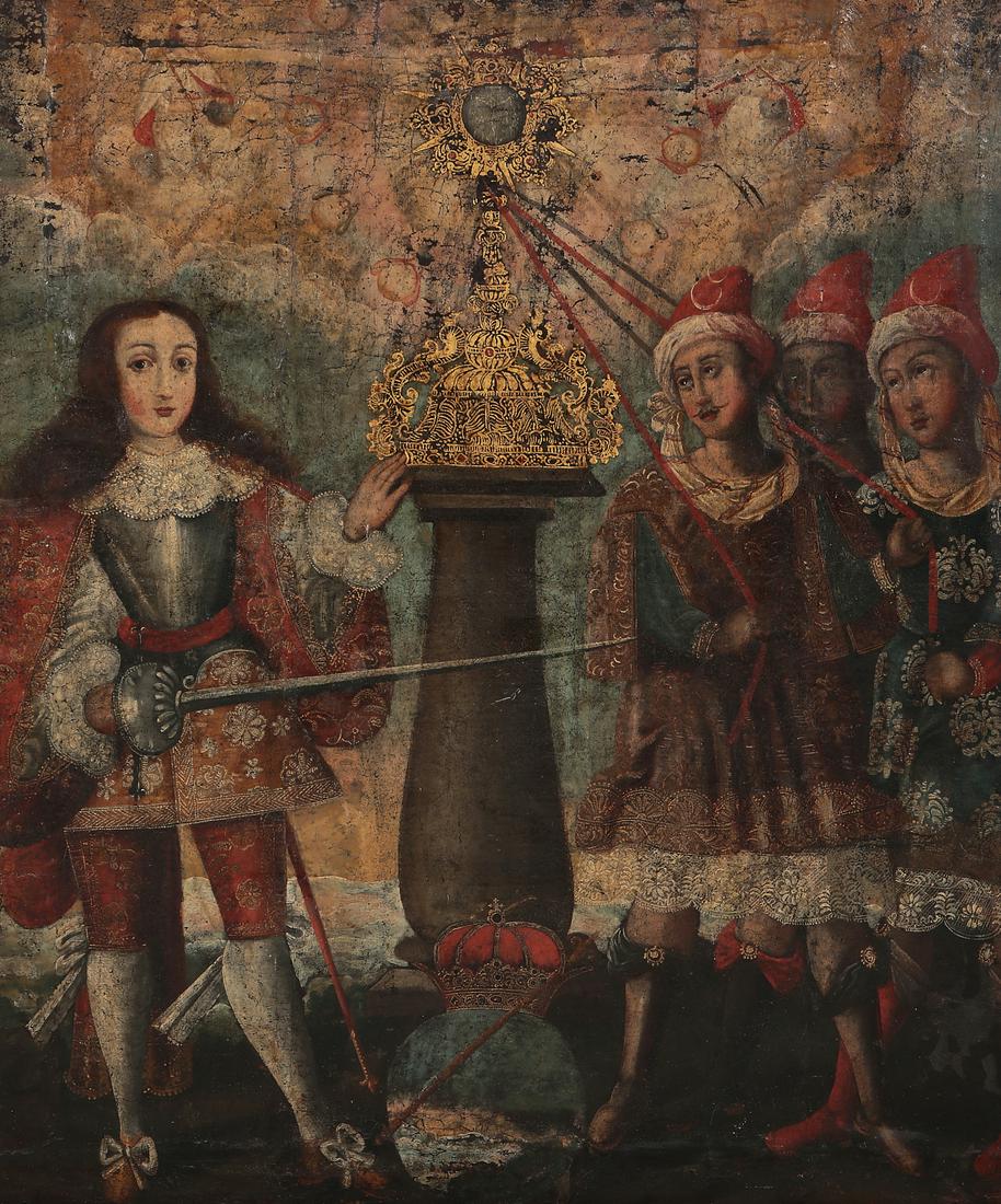 Iberian School, The conqueror, oil on canvas (1 of 3)