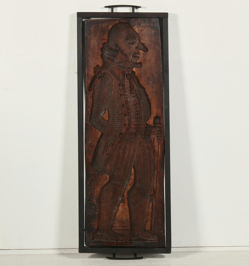 Walnut double sided gingerbread mold Punch & Judy (1 of 2)