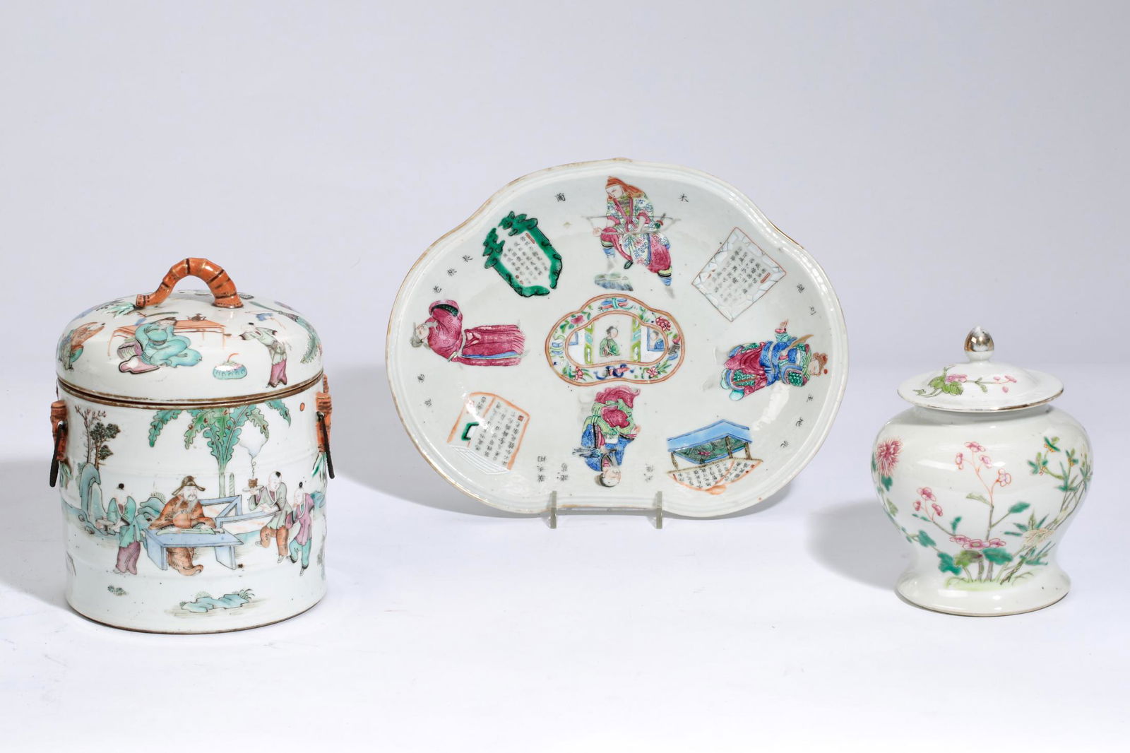 Three Chinese glazed porcelain tablewares (1 of 3)