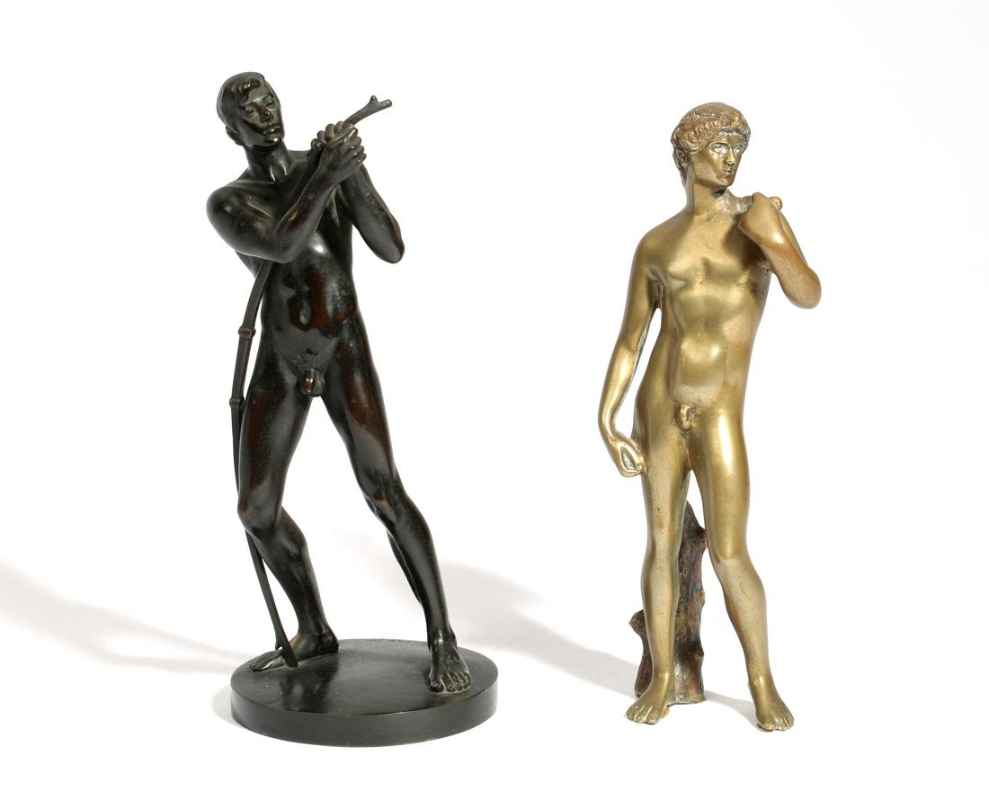 German bronze archer, after Otto Lessing (1 of 3)