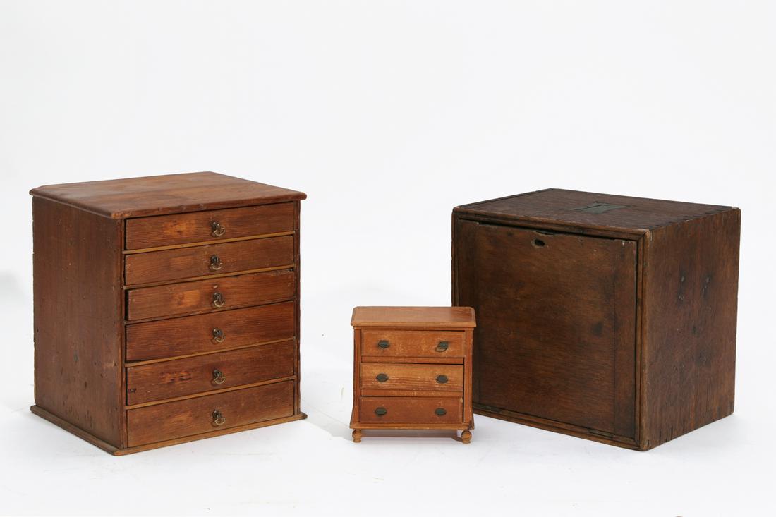 Three American and English table cabinets (1 of 2)