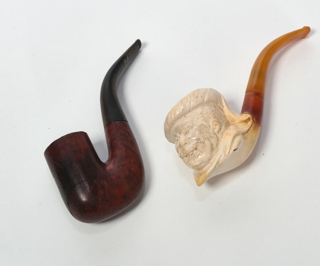 Austrian figural meershaum pipe, 19th century (1 of 2)