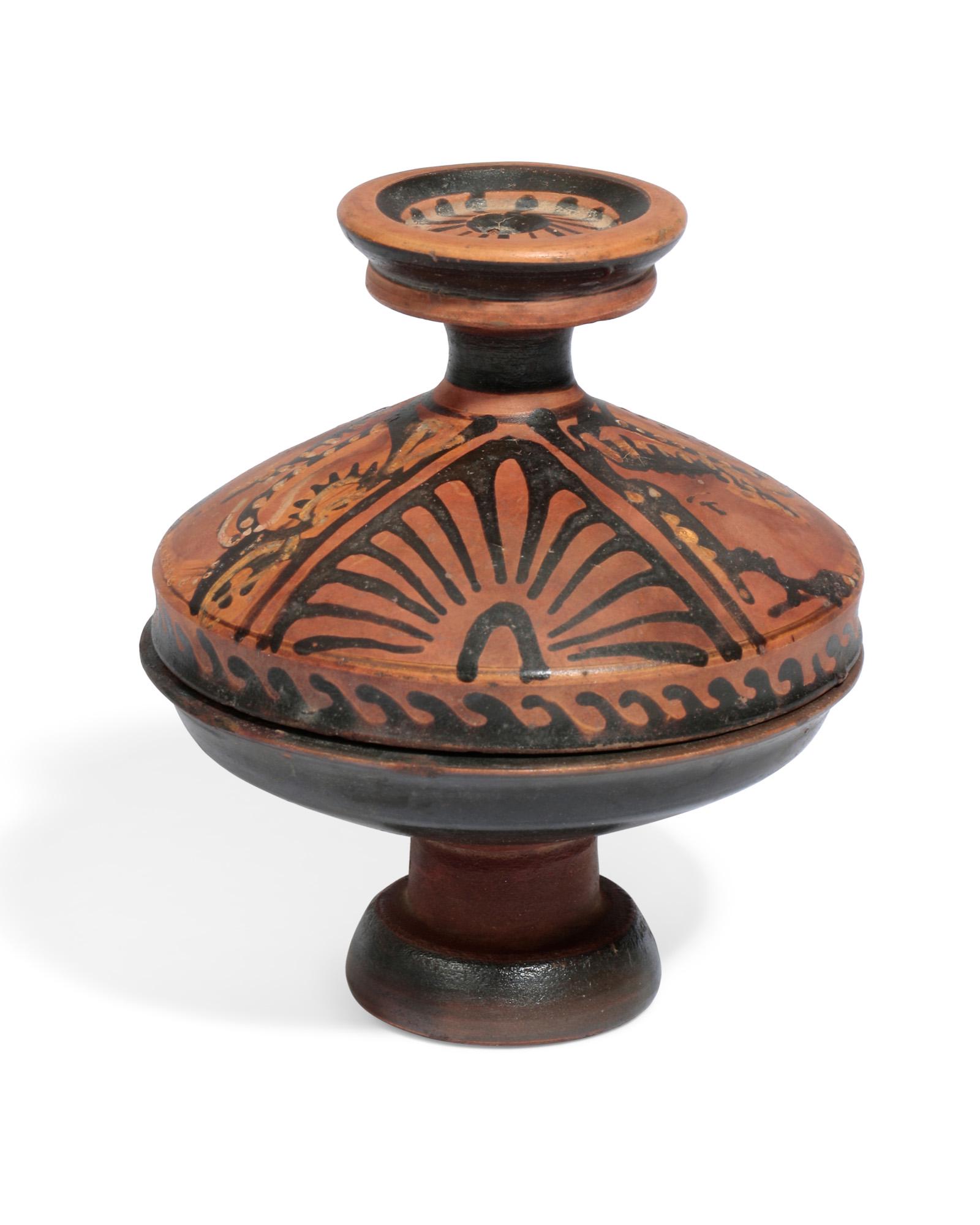 Greek terracotta lekanis (1 of 4)