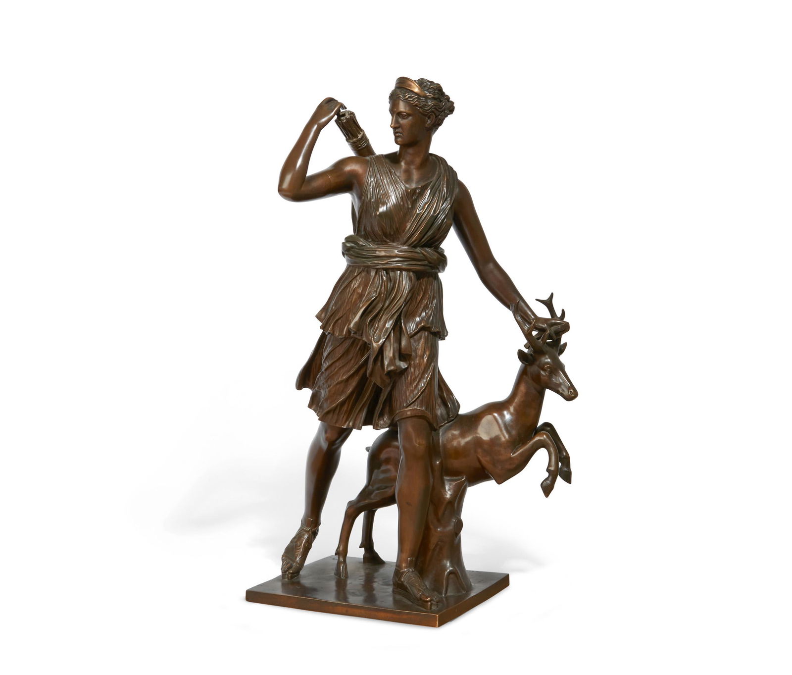 French bronze figure of Diana (1 of 7)