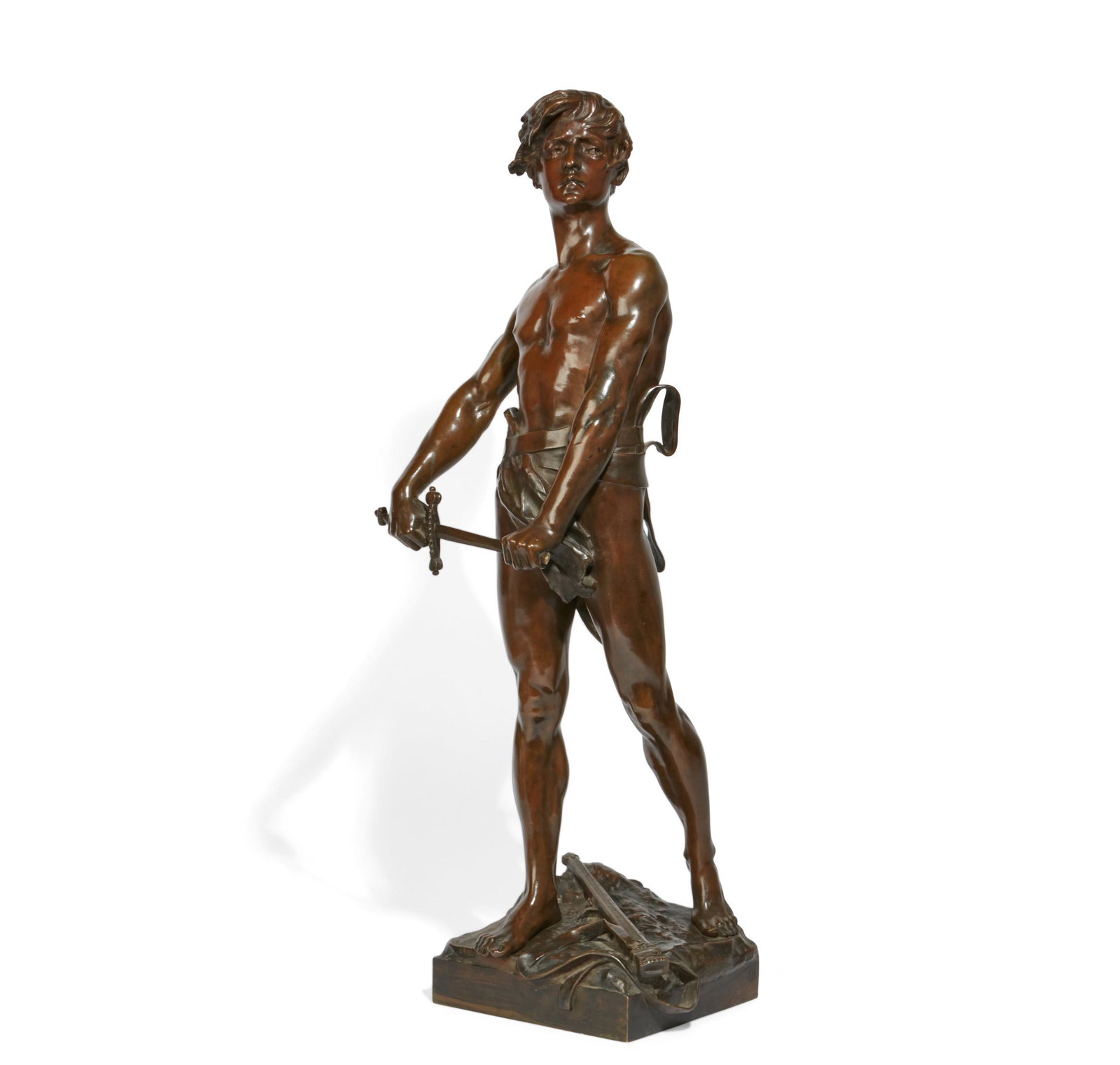 F R Larche bronze figure Vingt Ans (1 of 5)