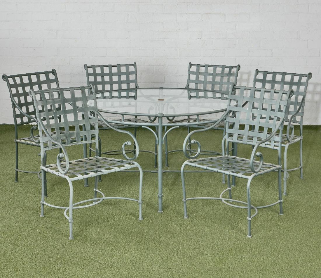 Seven piece Brown Jordan Florentine garden furniture (1 of 3)