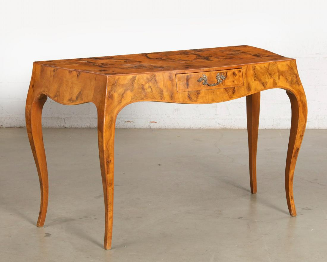 An Italian Rococo style walnut side table (1 of 1)