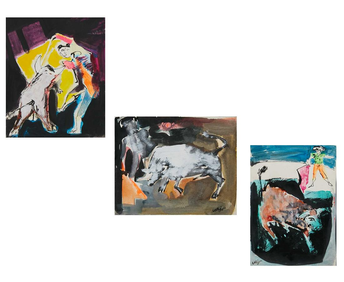 Bernard Lorjou, Bullfight series, 3 (1 of 10)
