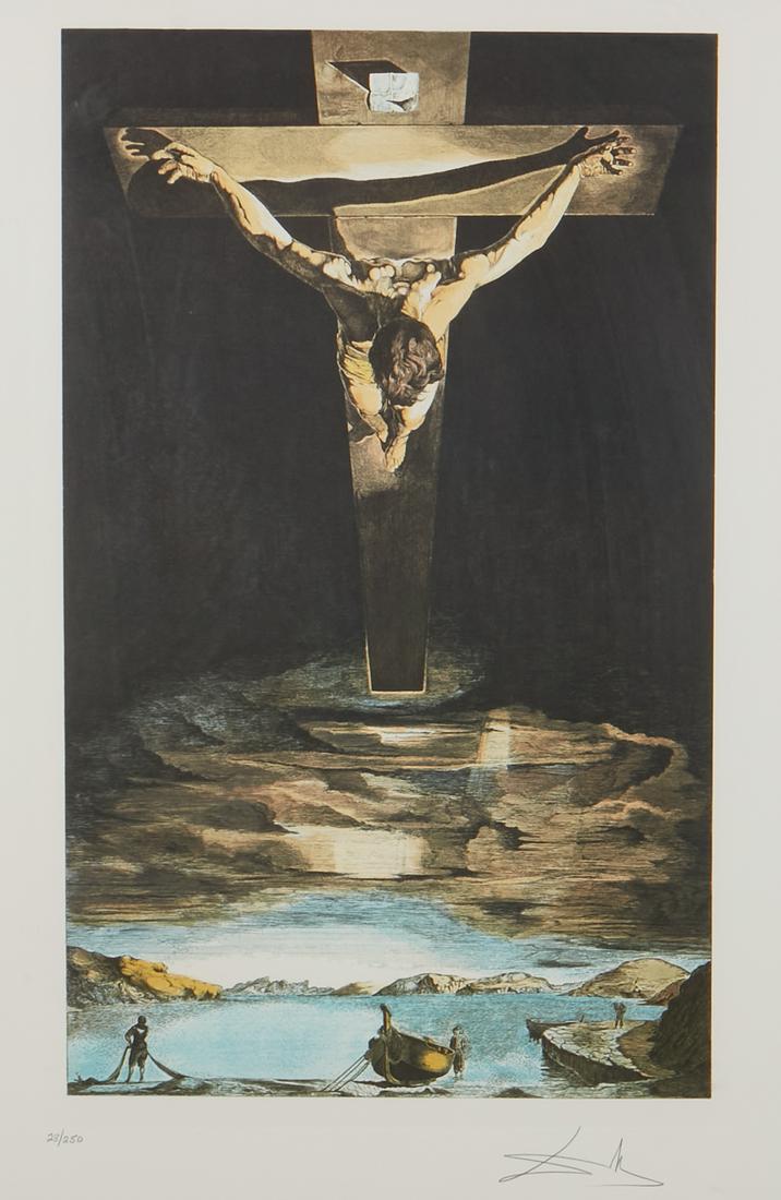 After Dali, Christ of Saint John of the Cross, litho (1 of 4)