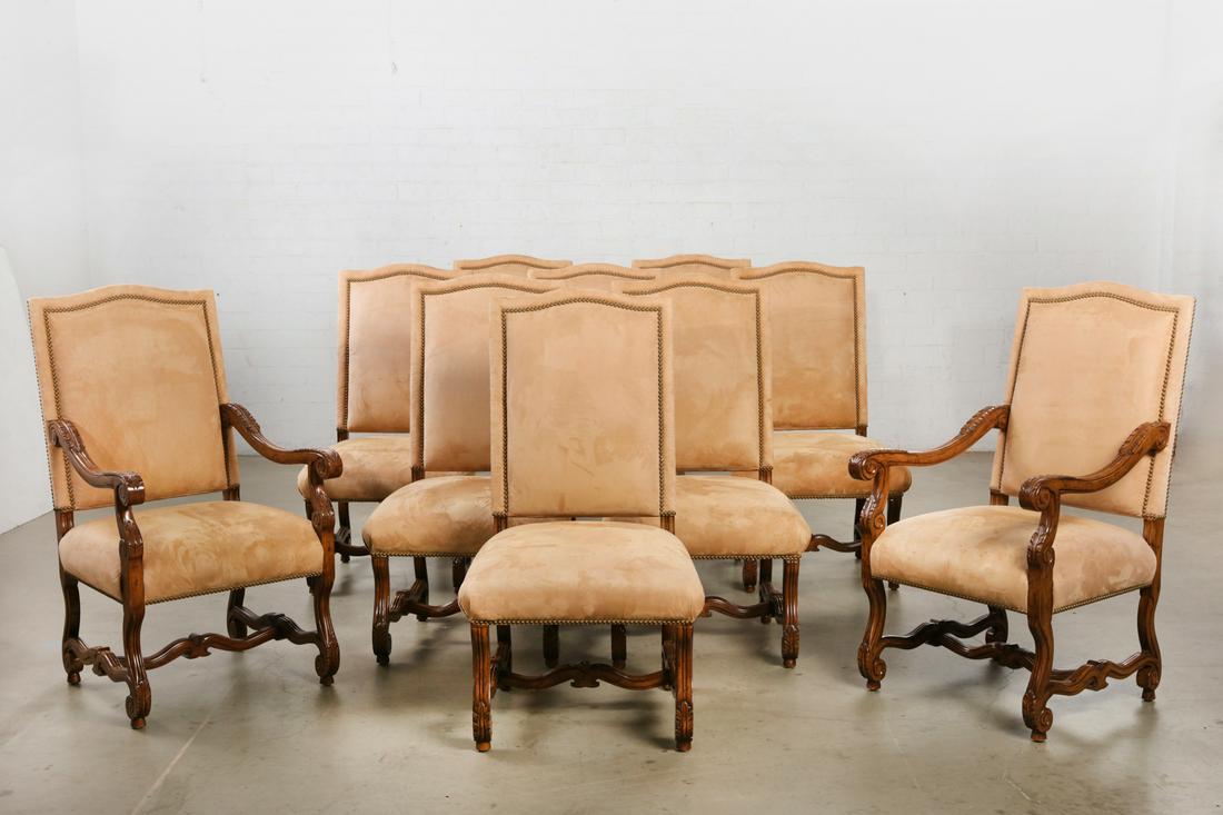 10 A. Rudin Louis XIV style dining chairs (1 of 2)