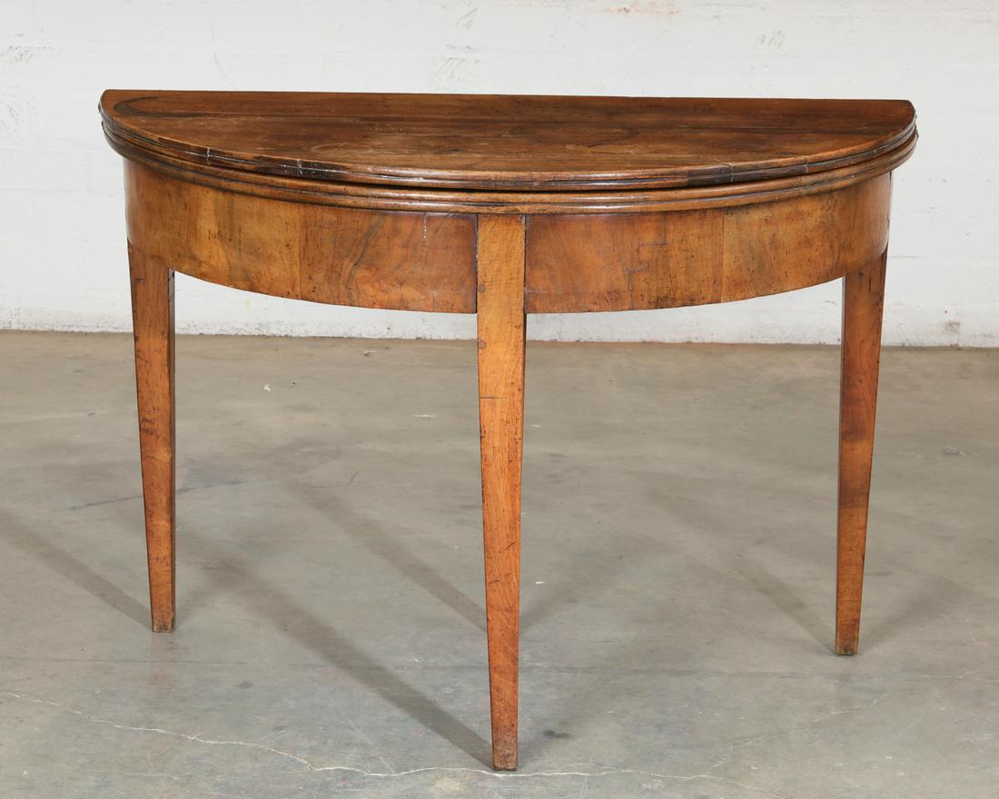 A Directoire fold top games table (1 of 2)